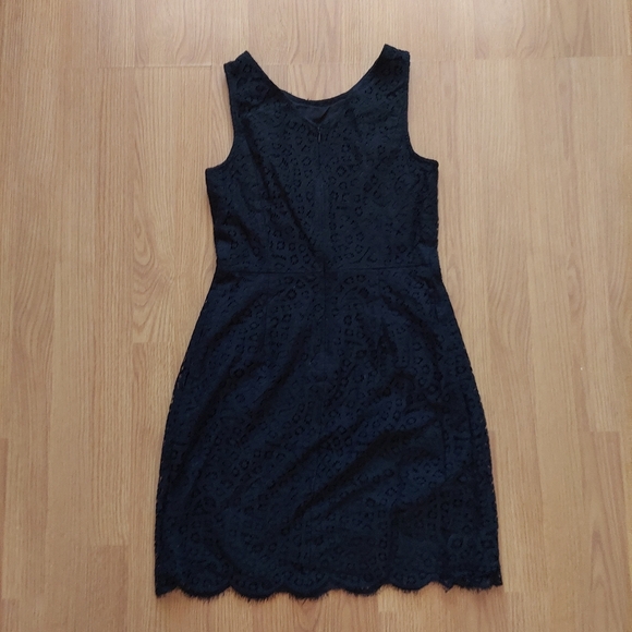 GAP black lace sleeveless dress size 2 - Picture 8 of 9